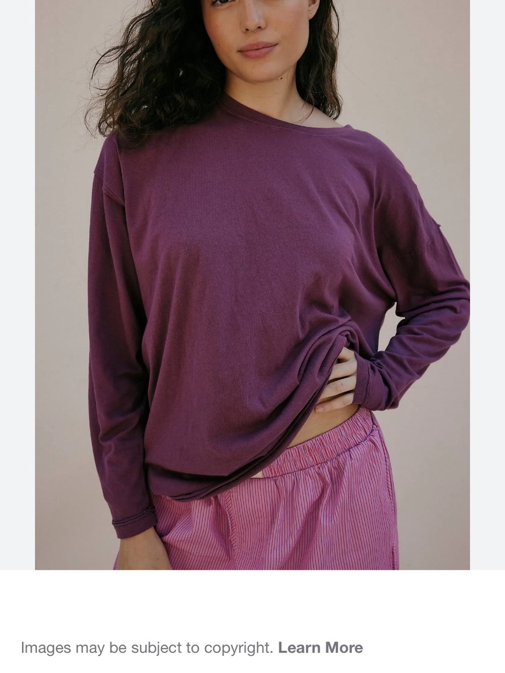 We the free Nina long sleeve top